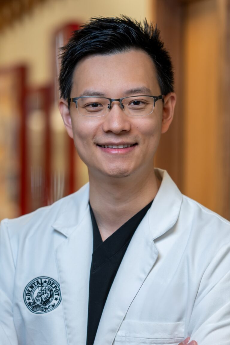 Head shot for Dr. Ke Huang at Dental Depot DFW.
