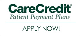 care credit logo and apply now button